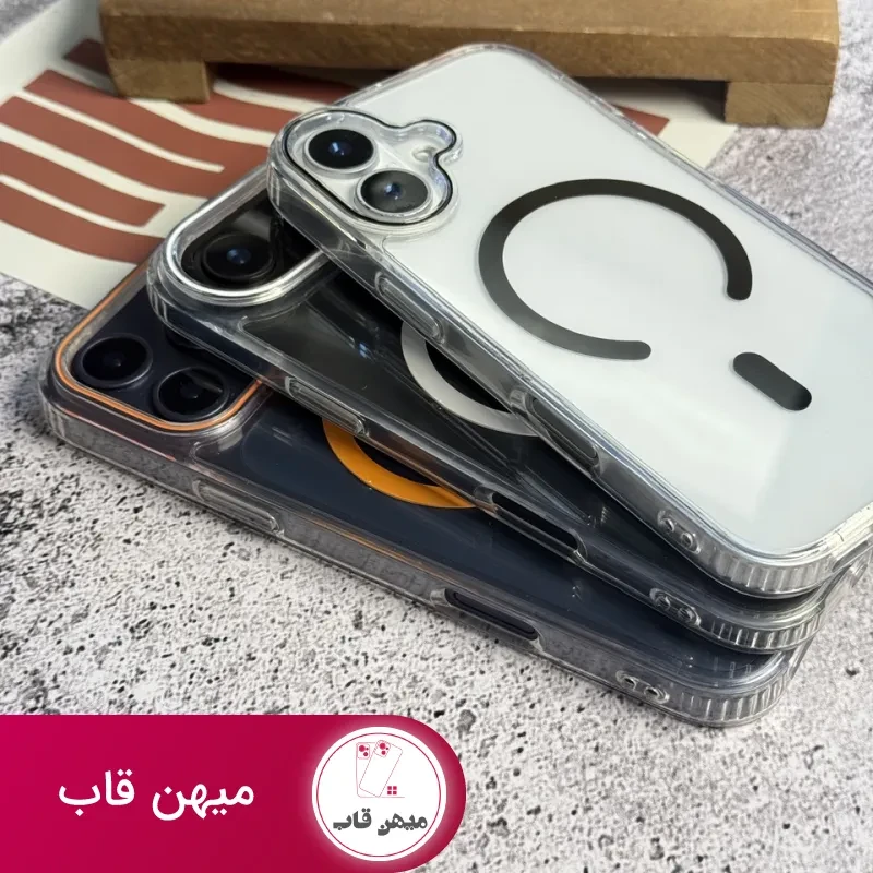 قاب گوشی شفاف با Magsafe سری 17