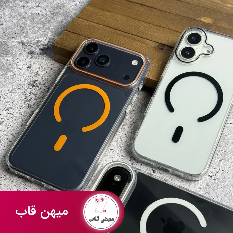 قاب گوشی شفاف با Magsafe سری 17
