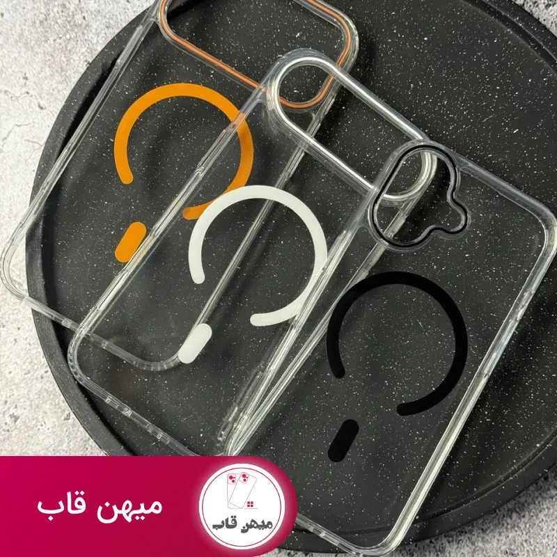 قاب گوشی شفاف با Magsafe سری 17