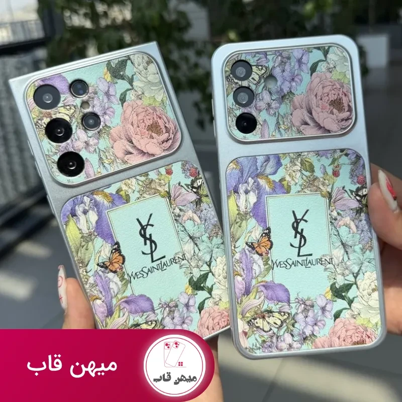 قاب گوشی YSL spring flowers شیائومی و سامسونگ