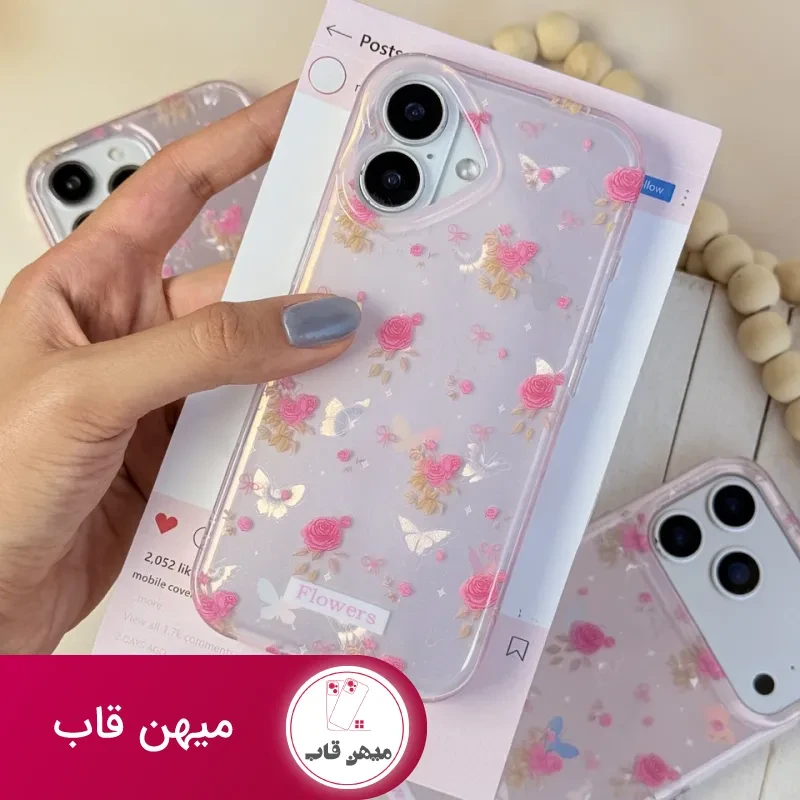 قاب گوشی بوکت رز
