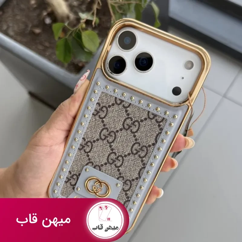 قاب گوشی vintage gold