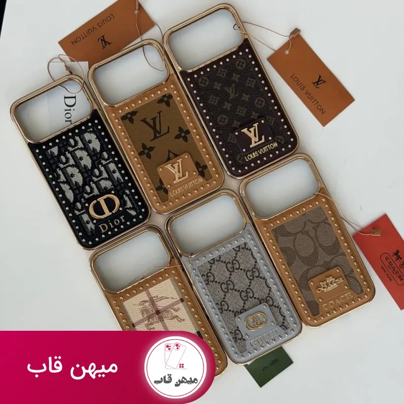 قاب گوشی vintage gold
