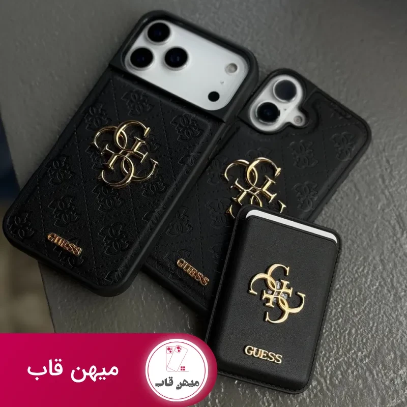 قاب گوشی guess leather punch