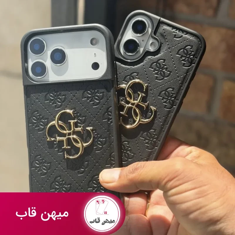 قاب گوشی guess leather punch
