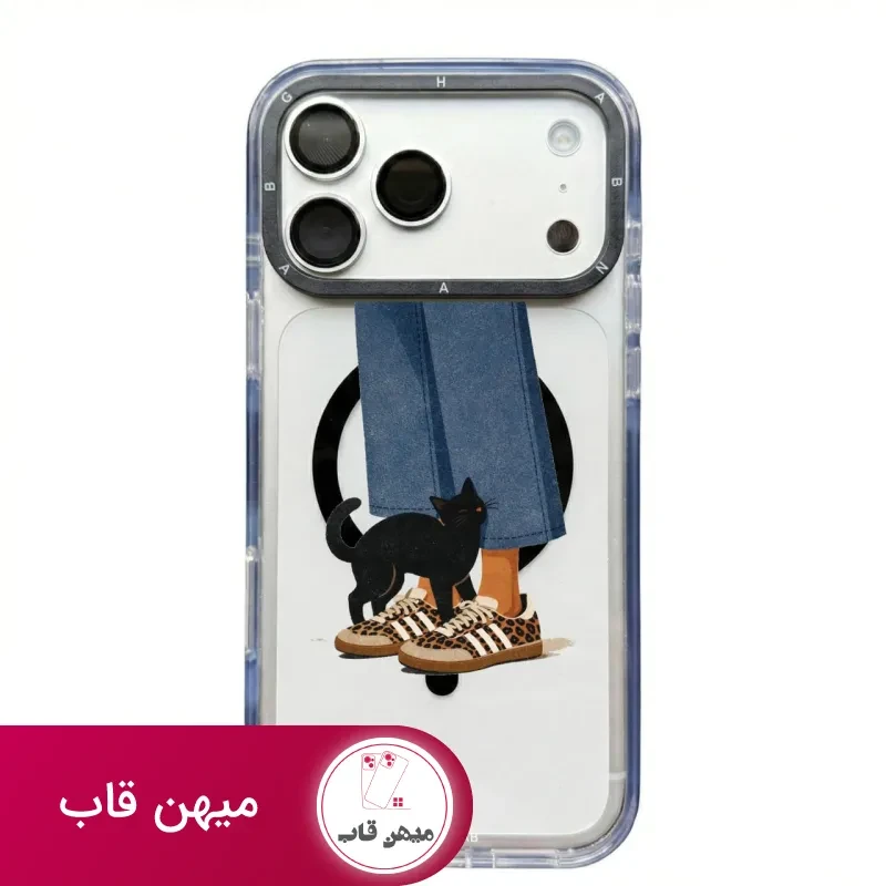 قاب گوشی گربه سیاه Black Cat با مگ سیف