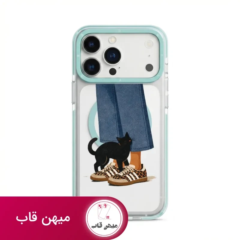 قاب گوشی گربه سیاه Black Cat با مگ سیف