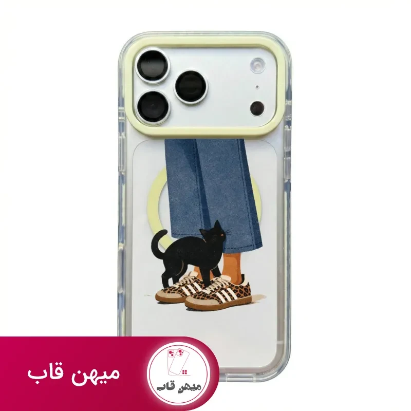 قاب گوشی گربه سیاه Black Cat با مگ سیف