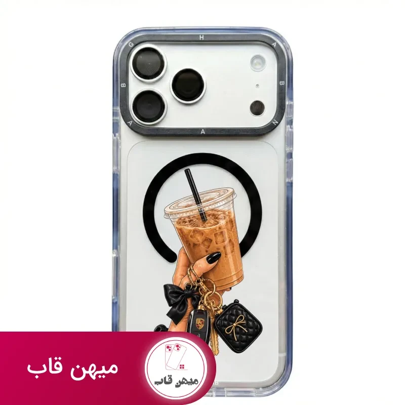 قاب گوشی قهوه خنک Cool Coffee با مگ سیف