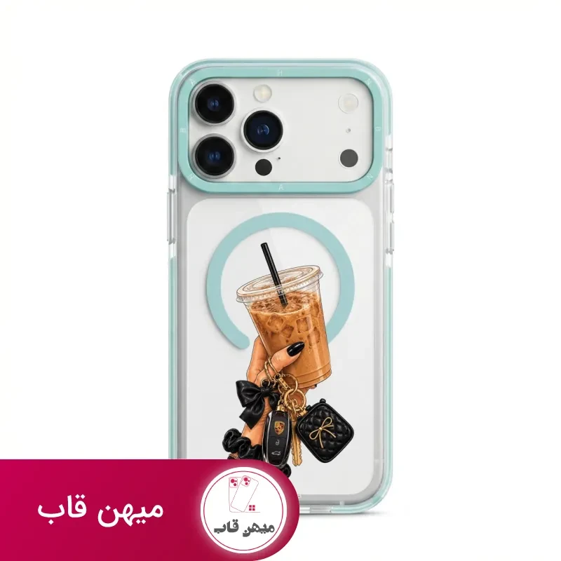 قاب گوشی قهوه خنک Cool Coffee با مگ سیف