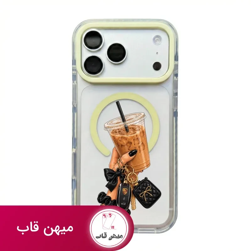 قاب گوشی قهوه خنک Cool Coffee با مگ سیف