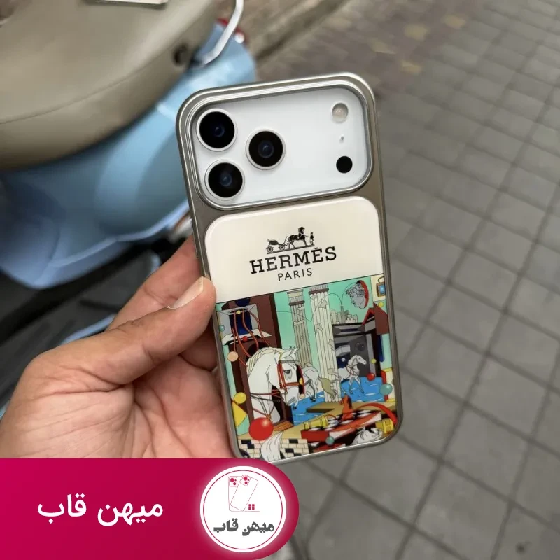 قاب گوشی Hermes (سفید ستون )