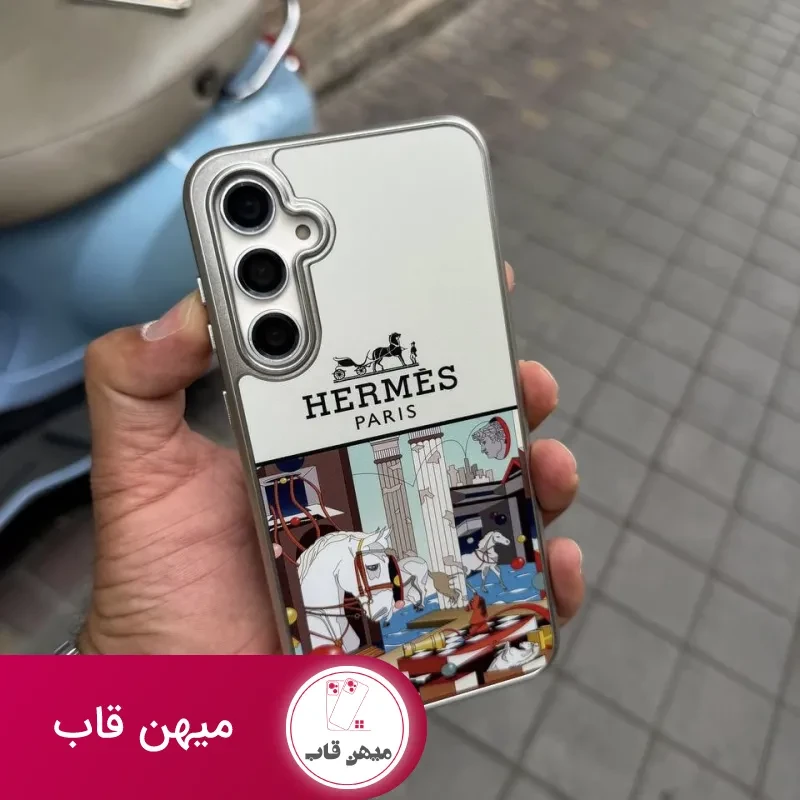 قاب گوشی Hermes (سفید ستون )