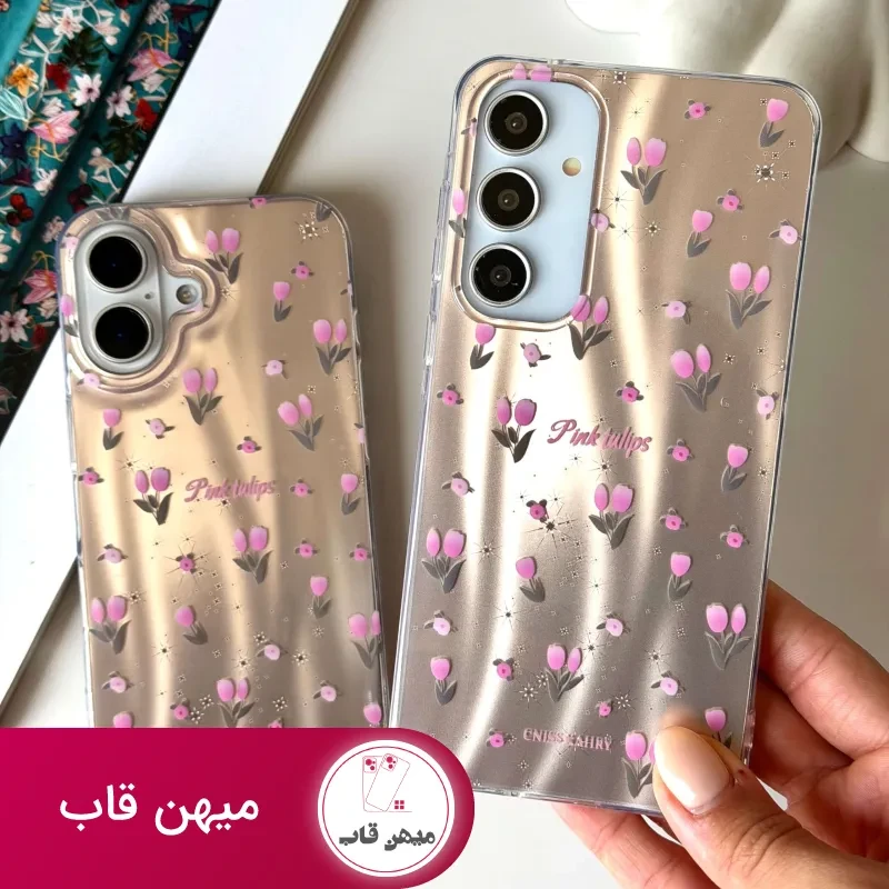 قاب گوشی Pink Tulips