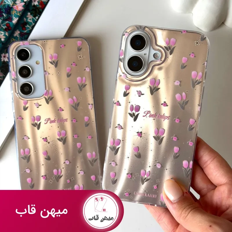 قاب گوشی Pink Tulips