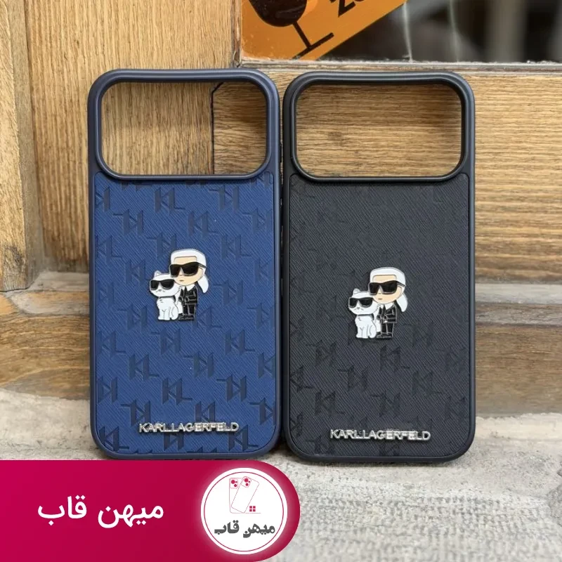 قاب گوشی karl lagerfeld مشکی - سرمه ای
