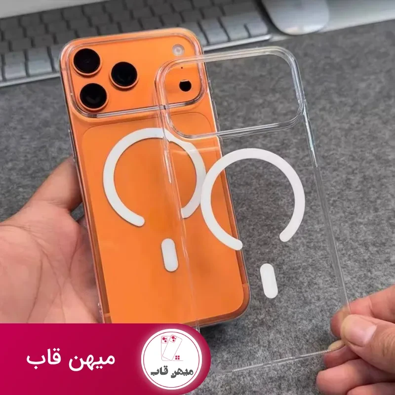 قاب گوشی شفاف مگ سیف