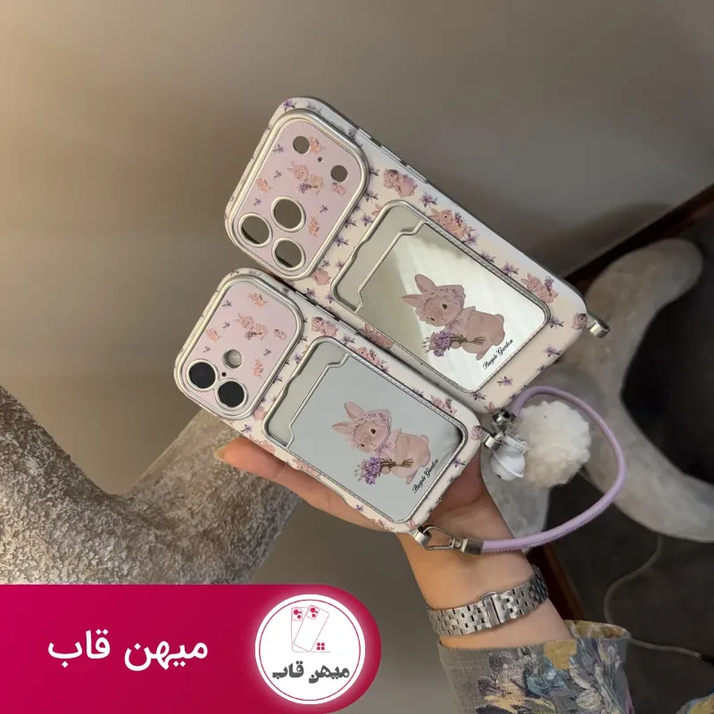 قاب گوشی flower rabbit