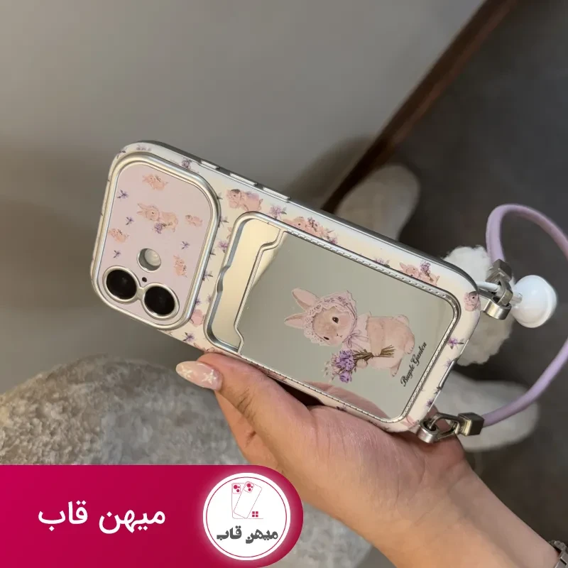 قاب گوشی flower rabbit