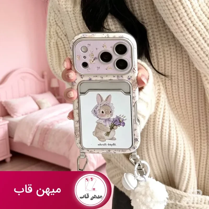 قاب گوشی flower rabbit
