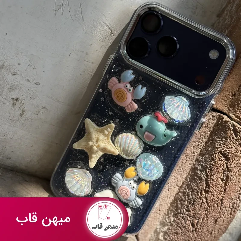 قاب گوشی دلفین برجسته بدون رنگ