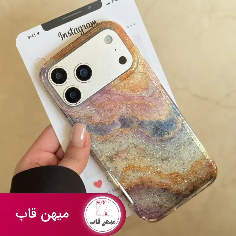 قاب گوشی ماربل کهکشانی