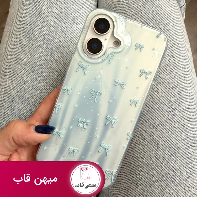 کاور گوشی پاپیون آبی