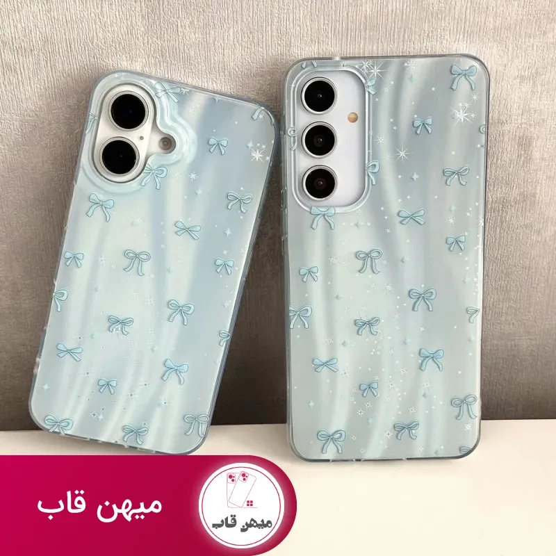 کاور گوشی پاپیون آبی