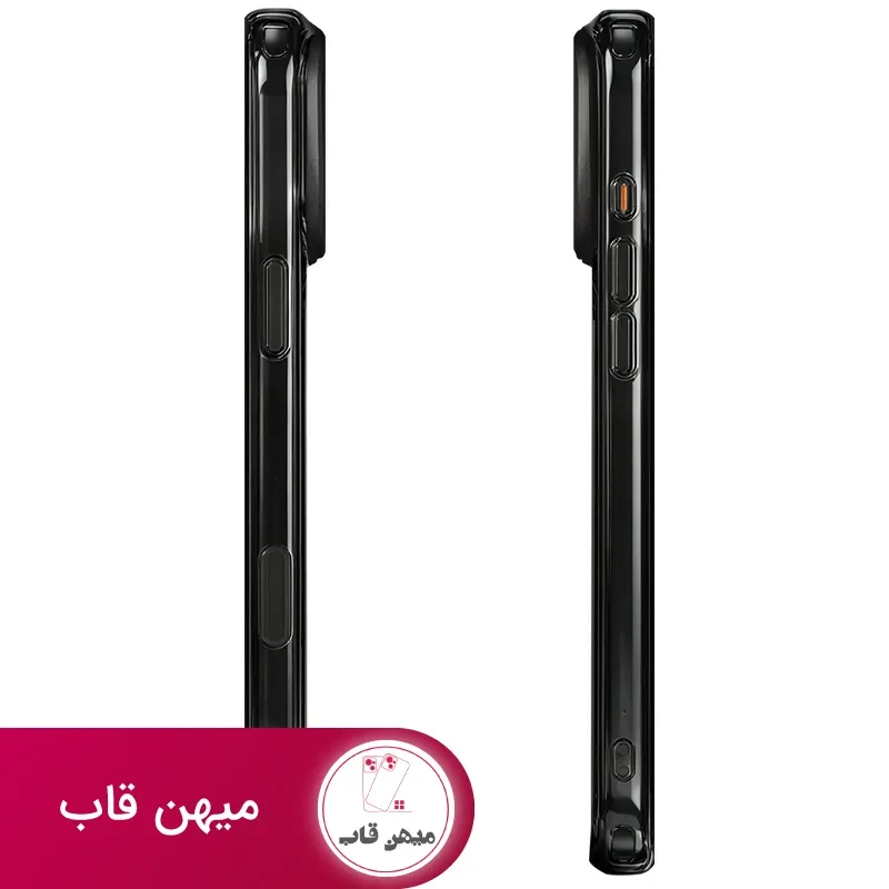 قاب نیمی شفاف دودی  Crystal Clear