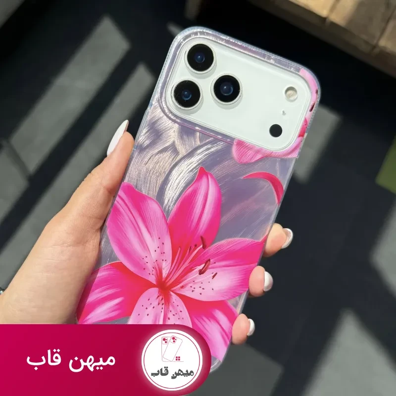 قاب گوشی pink lilium