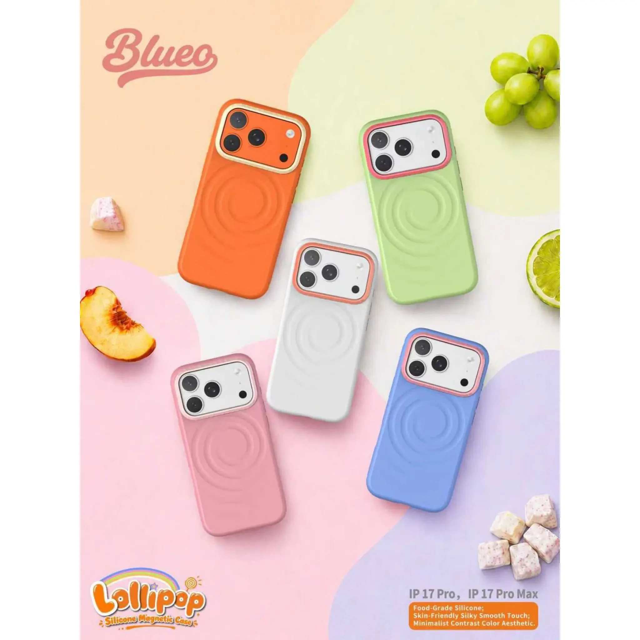 قاب گوشی بلو Lollipop Dorri Silicone Magnetic Case