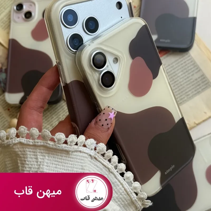 قاب گوشی Brown Marble