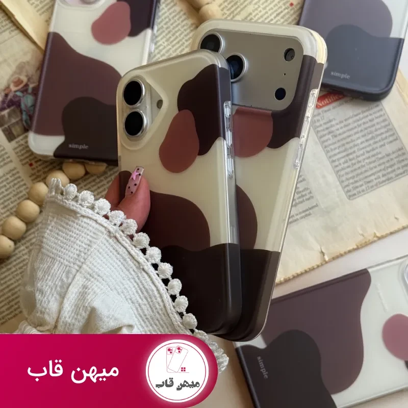 قاب گوشی Brown Marble