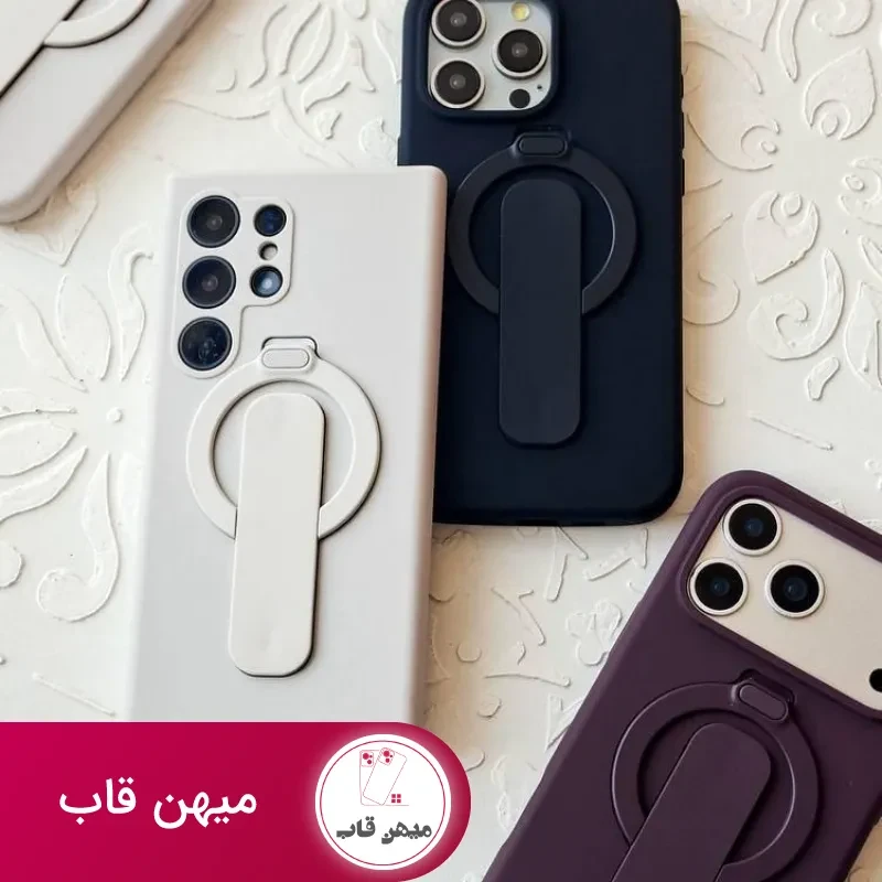 قاب گوشی سیلیکون استندی