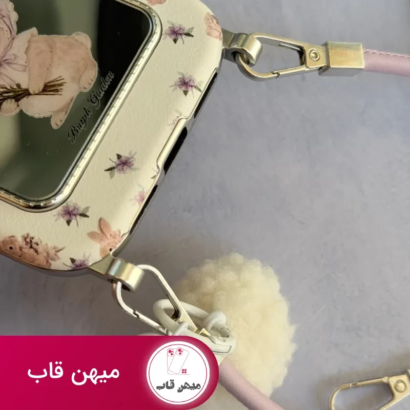 قاب خرگوش 🐇 جاکارتی آینه ای با آویز