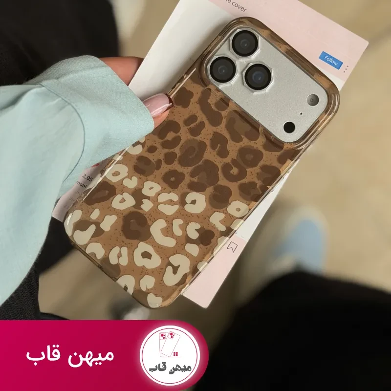 قاب گوشی آیفون Minimal Leopard