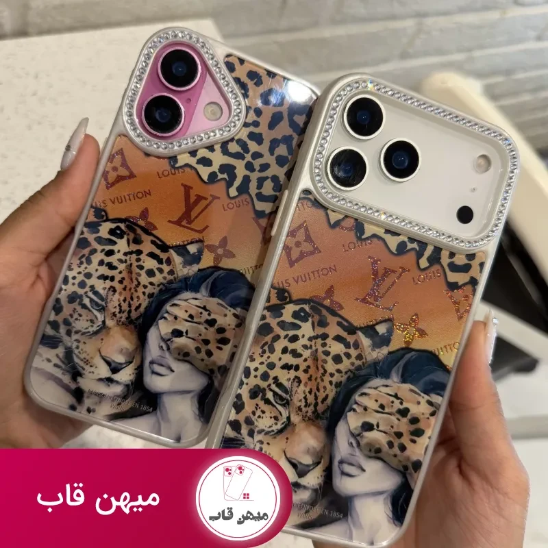 قاب گوشی مینا و پلنگ
