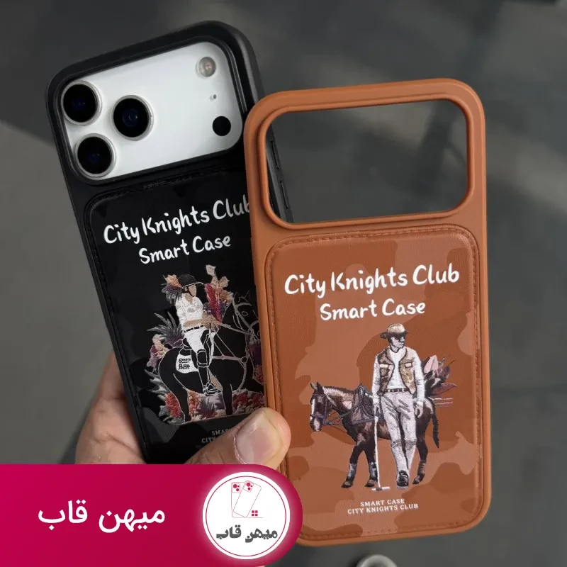 قاب گوشی polo knight club مشکی - قهوه ای