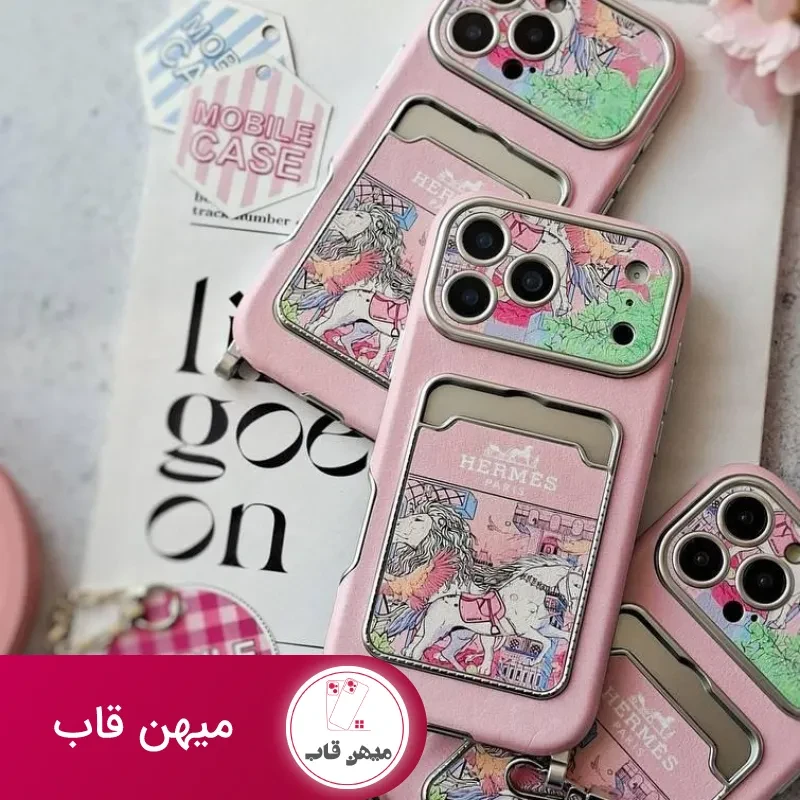 قاب گوشی هرمس صورتی