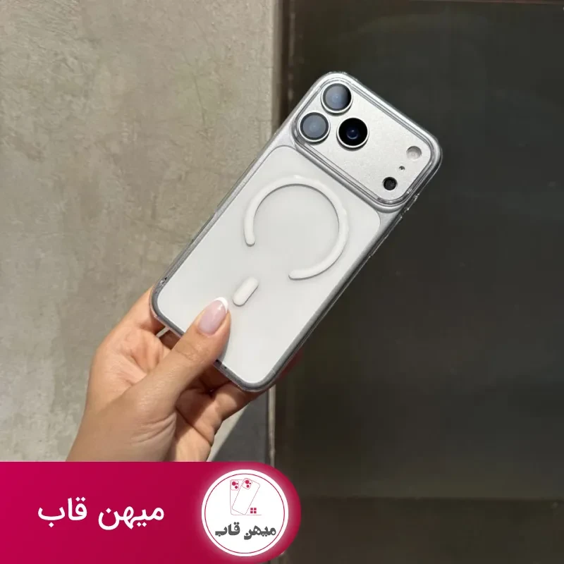 قاب گوشی Clear Magnetic Case با مگ سیف