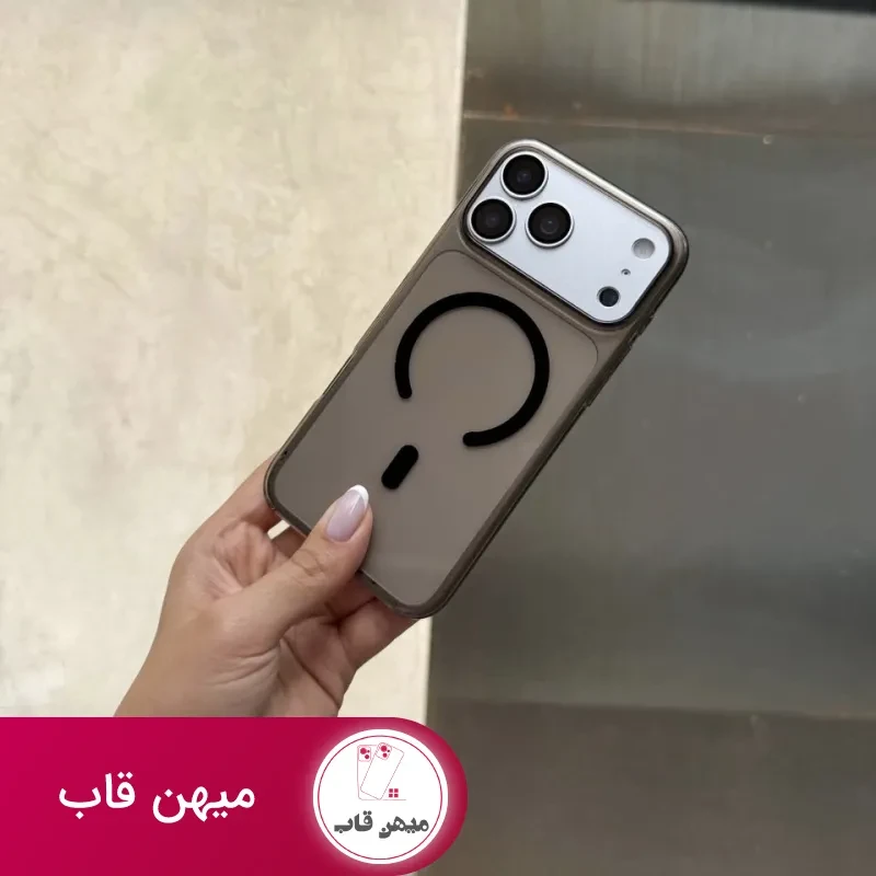 قاب گوشی Clear Magnetic Case با مگ سیف