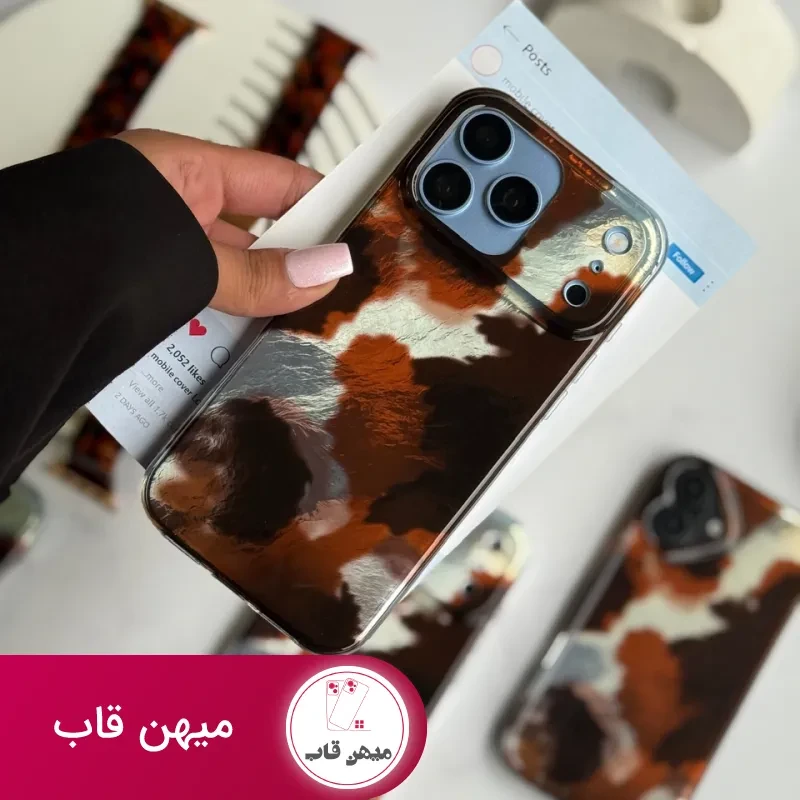 قاب گوشی buffalo براش قهوه ای