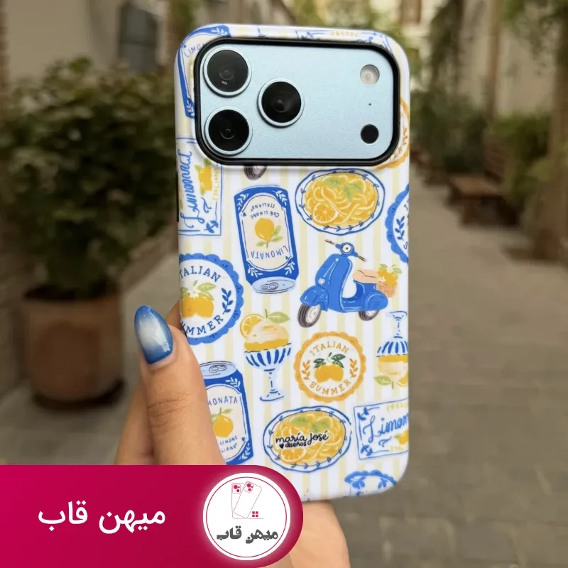 قاب گوشی sky blue lemon