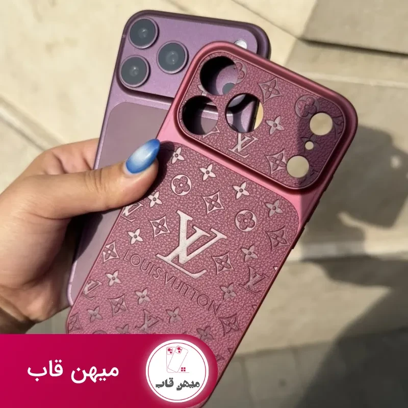 قاب گوشی burgundy LV