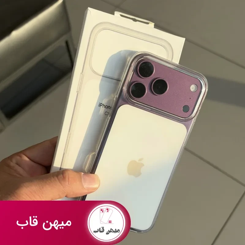 قاب گوشی clear case (دارای ic)