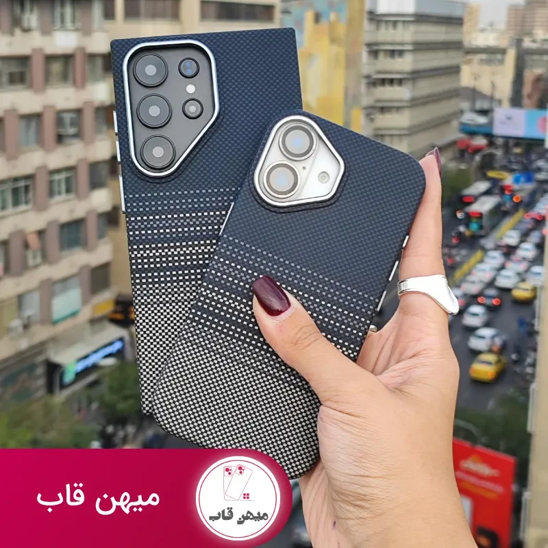 قاب گوشی carbon fiber PITAKA