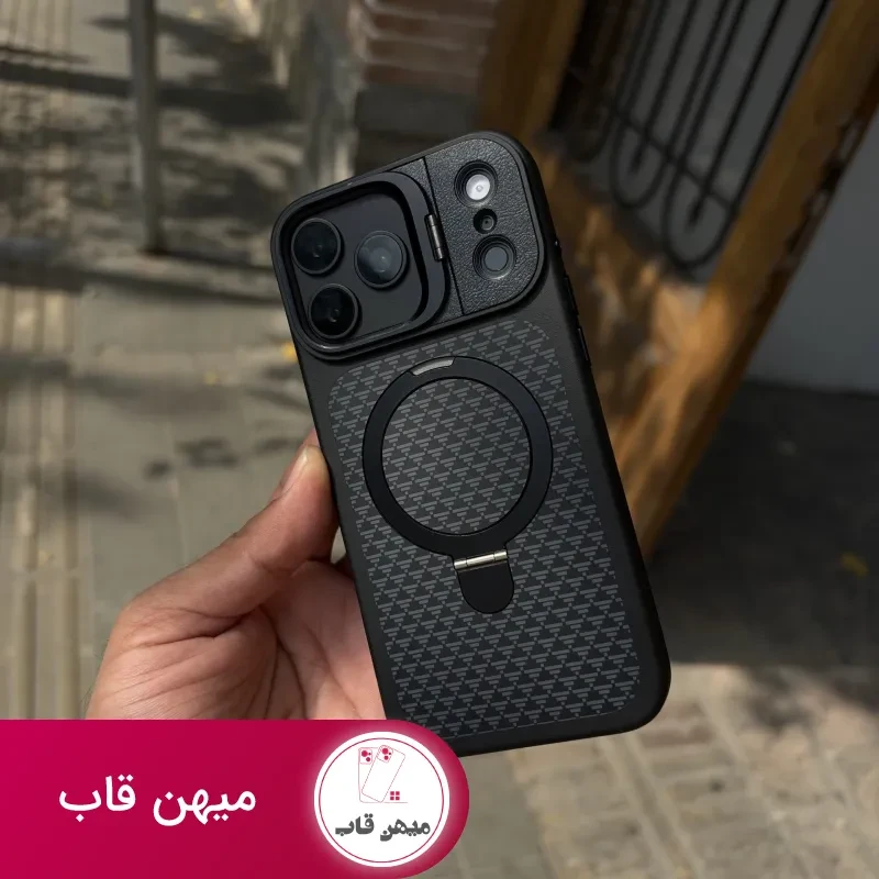 قاب گوشی carbonized case (مشکی)