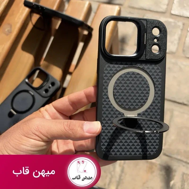 قاب گوشی carbonized case (مشکی)