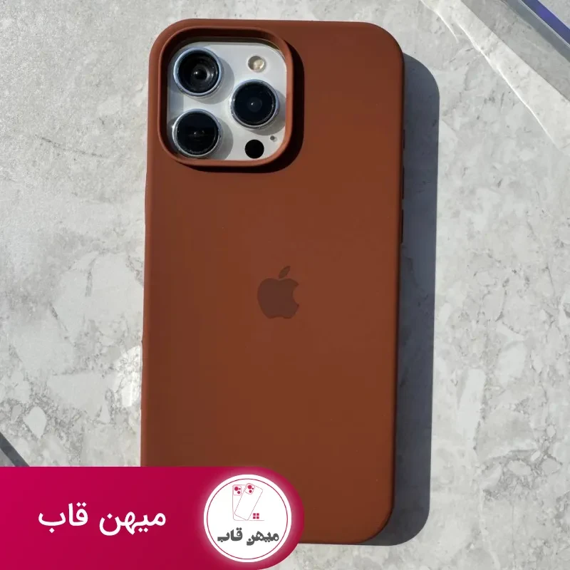 قاب گوشی آیفون سیلیکونی _ آجری