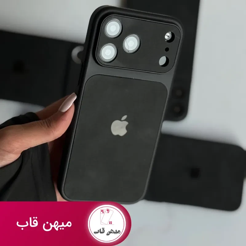 قاب گوشی بلک ادیشن لنز